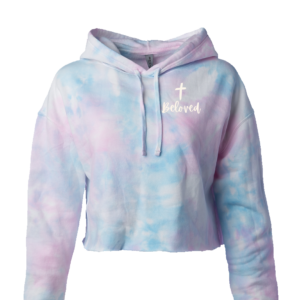 Beloved Tie Dye Crop Hoodie