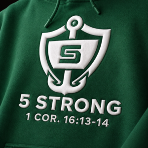 3D Puff Hoodie—G-MaN (Green/Maroon/Navy)